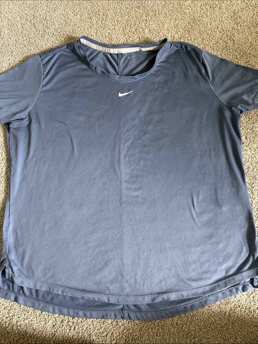 Nike Slate Blue Short Sleeve Athletic Tee